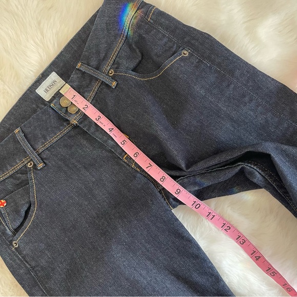 Hudson Dark Wash Colin Flap Skinny Jeans - Picture 11 of 15